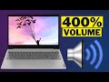 Increase Laptop Speaker Sound Increase Upto 400 How To Boost Laptop Volume
