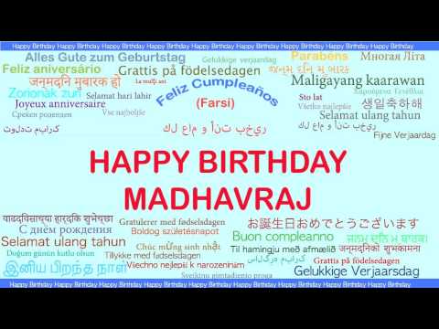 Madhavraj   Languages Idiomas - Happy Birthday