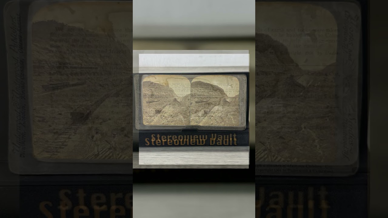 Underwood Stereoview #6459, Culebra Cut, Panama Canal, c. 1906 Video
