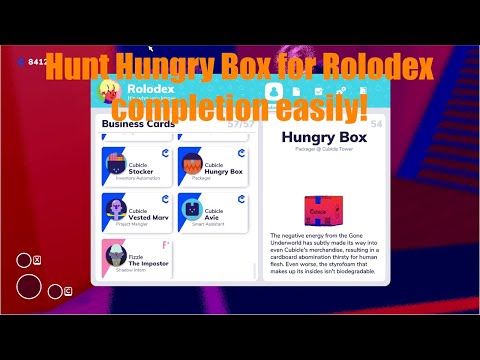 Locate and Capture Hungry Box to Complete Rolodex Easily! | Going Under