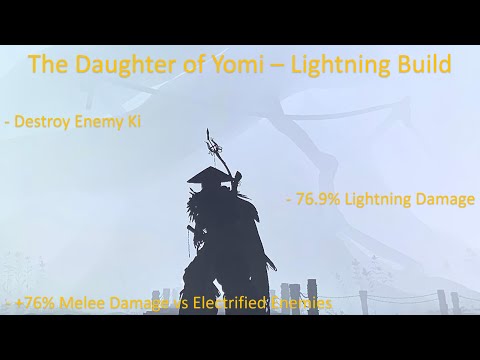 Nioh 2 Build Showcase: The Daughter of Yomi - Lightning Build (Details in the Description Below)