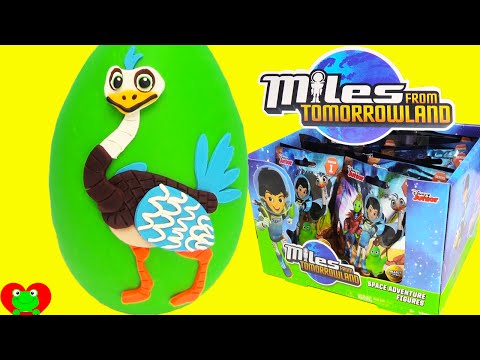 Miles From Tomorrowland Merc Play Doh Surprise Egg and Blind Bags Video