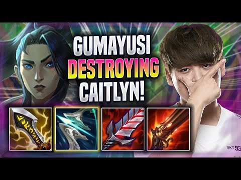 GUMAYUSI DESTROYING WITH CAITLYN! - T1 Gumayusi Plays Caitlyn ADC vs Ziggs! | Season 2022