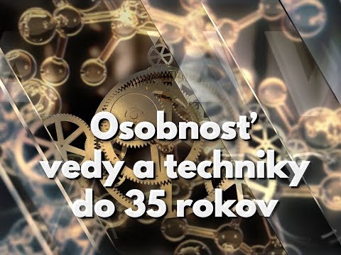 Matej Škorvánek - Osobnosť vedy a techniky do 35 rokov 2018