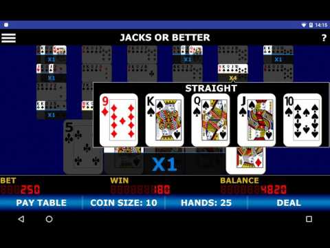 Jumbo Video Poker Free Video