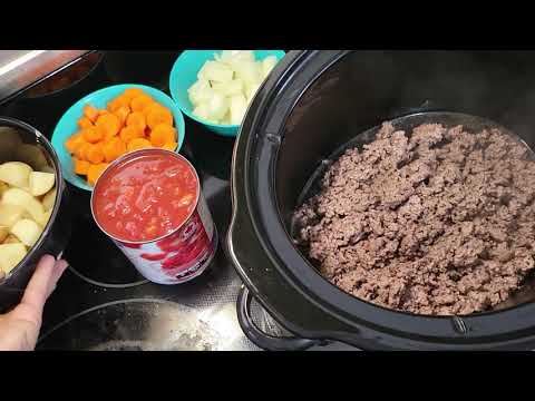Slow Cooker Hamburger Stew