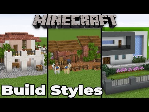 How to Build Different Styles in Minecraft 1.14 : Tips and Tricks