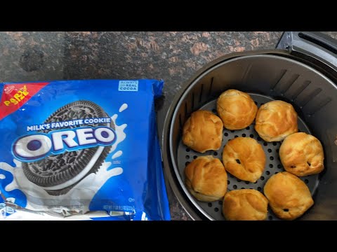 Air Fryer Fried Oreos Recipe With Crescent Rolls 😍 2 ingredients: Oreos & Packaged Crescent Rolls!