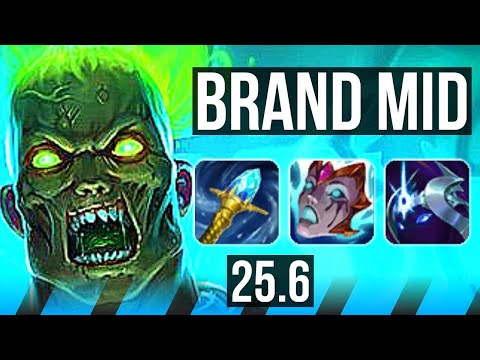 BRAND vs AHRI (MID) | 9/3/14, Godlike | EUW Master | 25.6