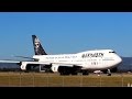 ED FORCE ONE Iron Maiden 747 400 Takeoff TF AAK