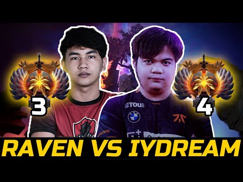 RAVEN VS INYOURDREAM CARRY - TOP 4 VS TOP 3 MMR IN SEA SERVER