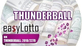 THUNDERBALL results 17 jul 2018