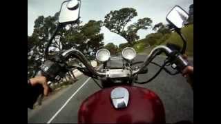 preview picture of video 'Honda NV750 Shadow. Waipu cove to Langs beach. New Zealand'