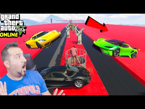 CARS VS RUNNERS! FIRST IN GTA 5 HISTORY! HE PUT AN OPPONENT ON THE TRACK WITH A CAR! | GTA 5 ONLI...