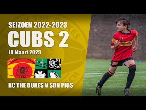RC The Dukes Cubs 2 V SBN Pigs - 18 Mrt 2023 | Rugby U14