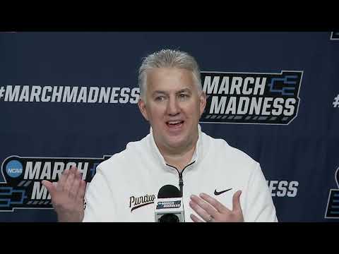Purdue Second Round Postgame Press Conference - 2025 NCAA Tournament
