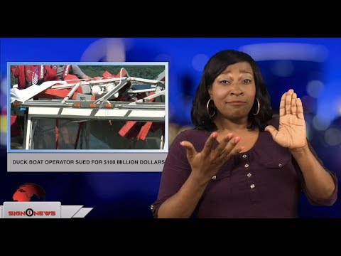 Duck boat operator sued for $100 million dollars (ASL - 7.30.18)