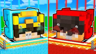 Nico vs Cash MOST Secure House Battle in Minecraft!