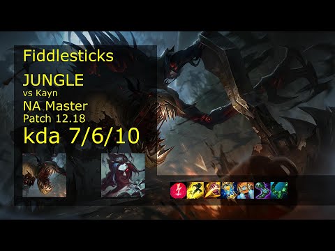 Rank 2 NA Fiddlesticks Jungle: Fiddlesticks vs Kayn