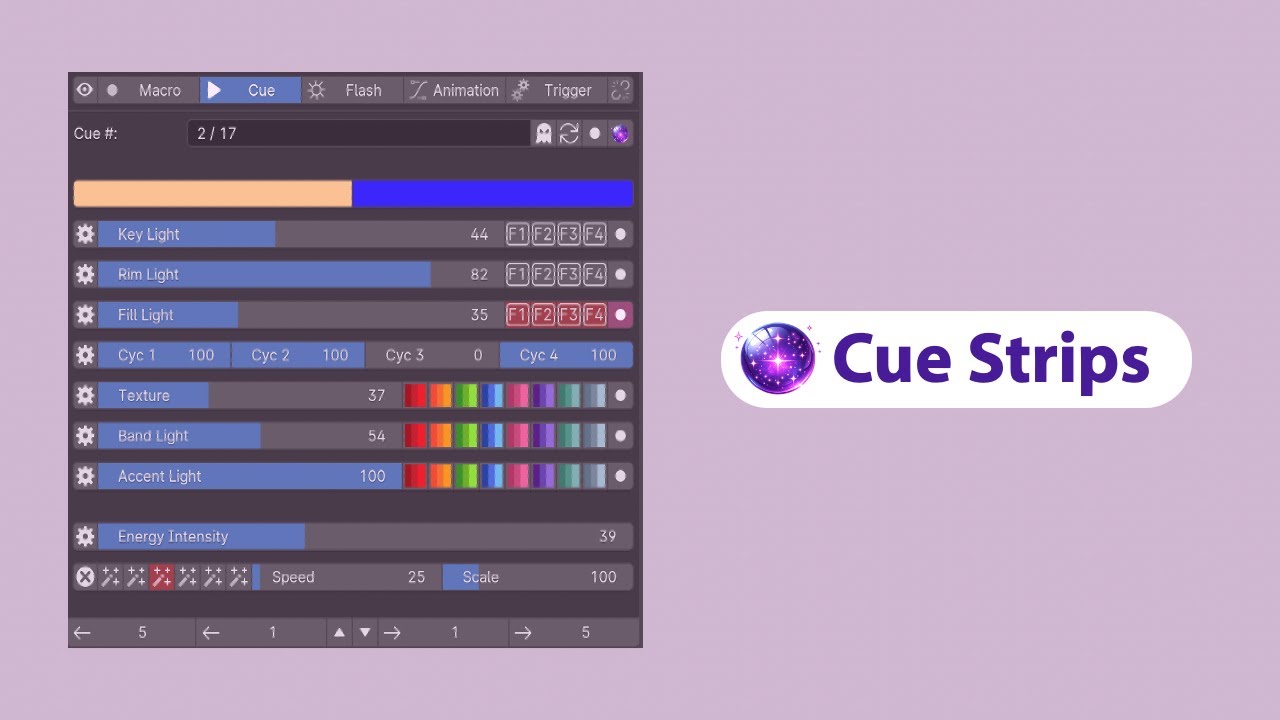 Alva Sequencer: Cue Strips