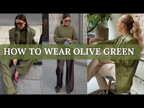 How To Wear Olive Green 2026 / Olive Green Fashion: A Timeless Classic / winter outfit ideas 2026