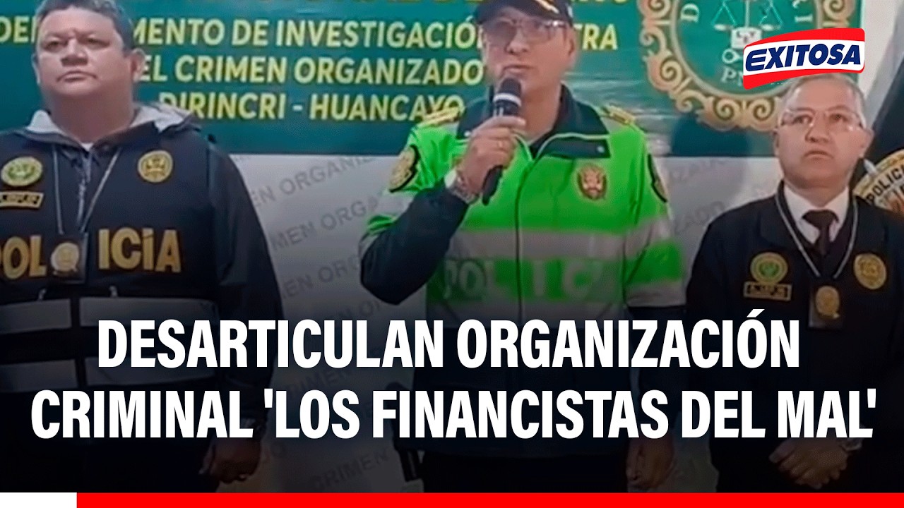 🔴🔵 Desarticulan organización criminal dedicada a extorsiones en Junín