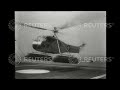 1943 Demonstation of US Helicopter landing on on Merchant ship