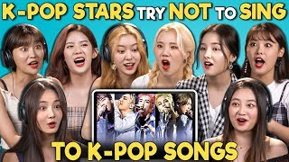K-POP STARS REACT TO TRY NOT TO SING CHALLENGE (MOMOLAND  모모랜드)