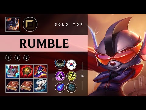 Rumble Top vs Gwen - KR Challenger Patch 25.24