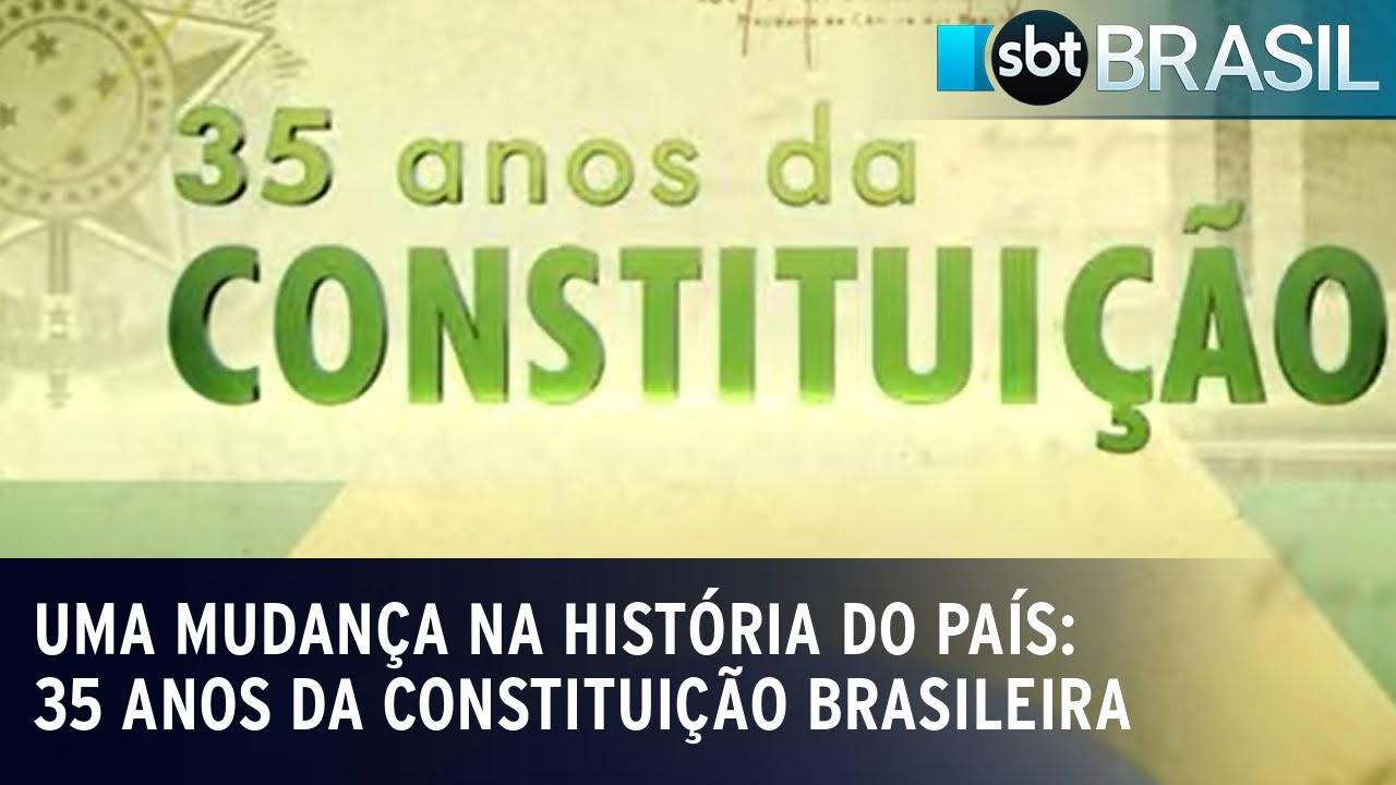 Uma mudança na história do país: 35 anos da Constituição brasileira | SBT Brasil (03/10/23)