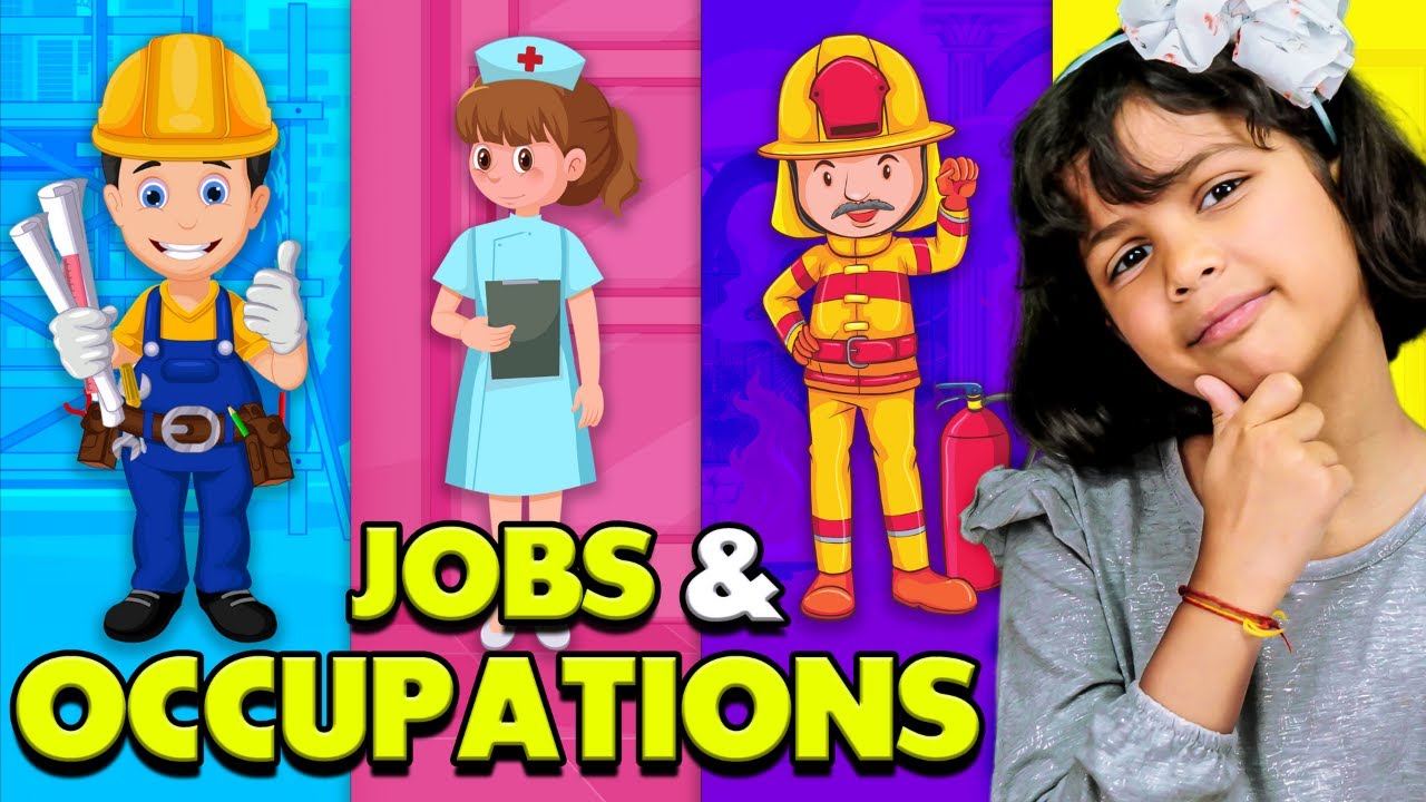 30 Occupations Name in English | English Vocabulary for Kids | Kids Adi Keshari Connection