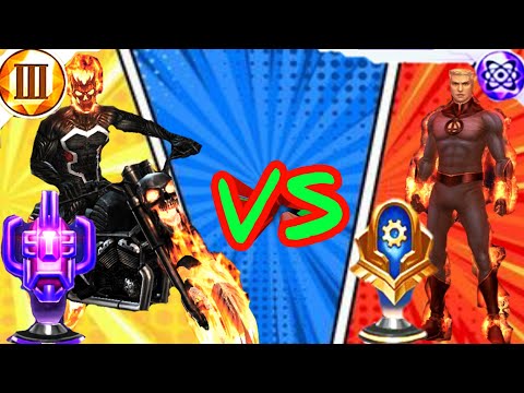 Ghost Rider VS Human Torch l Who is the best l T3 vs Awaken l in [MFF] #rkmff #mff #build #test