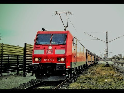 Teil 2 auf dem Führerstand der Baureihe 185 von Bremen nach Leer/Ostfriesland