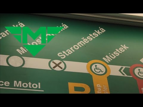 Uzavřená stanice metra STAROMĚSTSKÁ