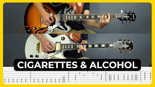 Cigarettes & Alcohol - Oasis | Tabs | Guitar Lesson | Cover | Tutorial | Solo | All Guitar Parts
