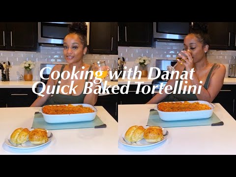 Quick Baked Cheesy Tortellini