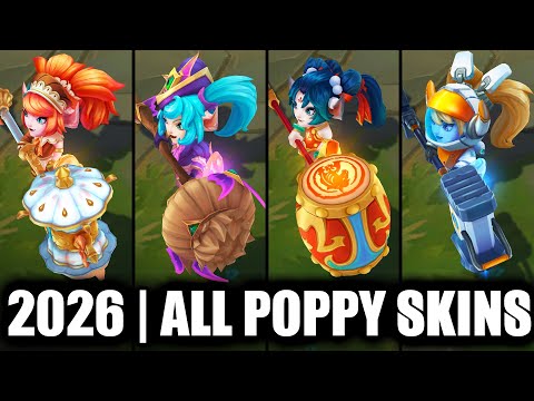 ALL POPPY SKINS SPOTLIGHT 2026 | League of Legends