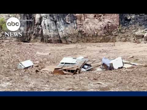 Urgent search for missing after deadly Grand Canyon flash flood