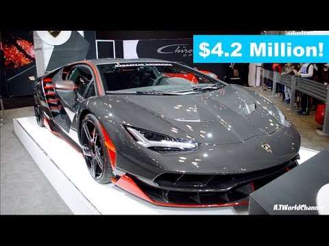 $4.2 Million Lamborghini Centenario! 1 of 20 Full Carbon Fiber