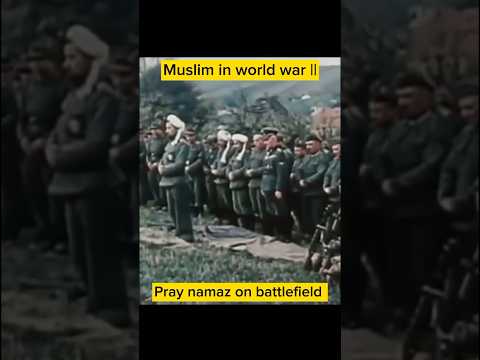 Muslim in World war 2 pray namaz on battlefield #shortsfeed #shortvideo #reaction #shorts#muslim