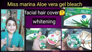 How to use Miss marina Aloe vera gel bleach&quot;Review/price/use&quot;skin whitening bleach #Azrasparlour