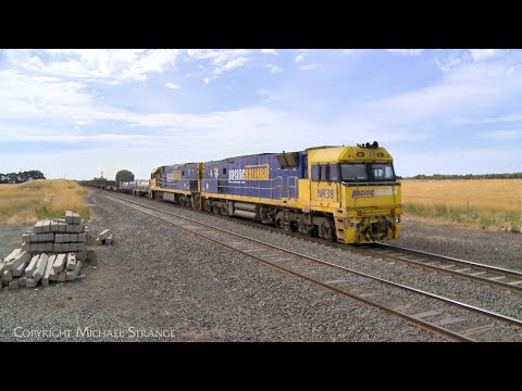 Pacific National Diverted 2NY3 Steel Train In Victoria (24/1/2023) - PoathTV Australian Railways