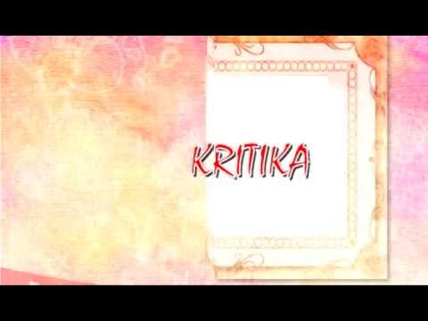 Happy Birthday Kritika