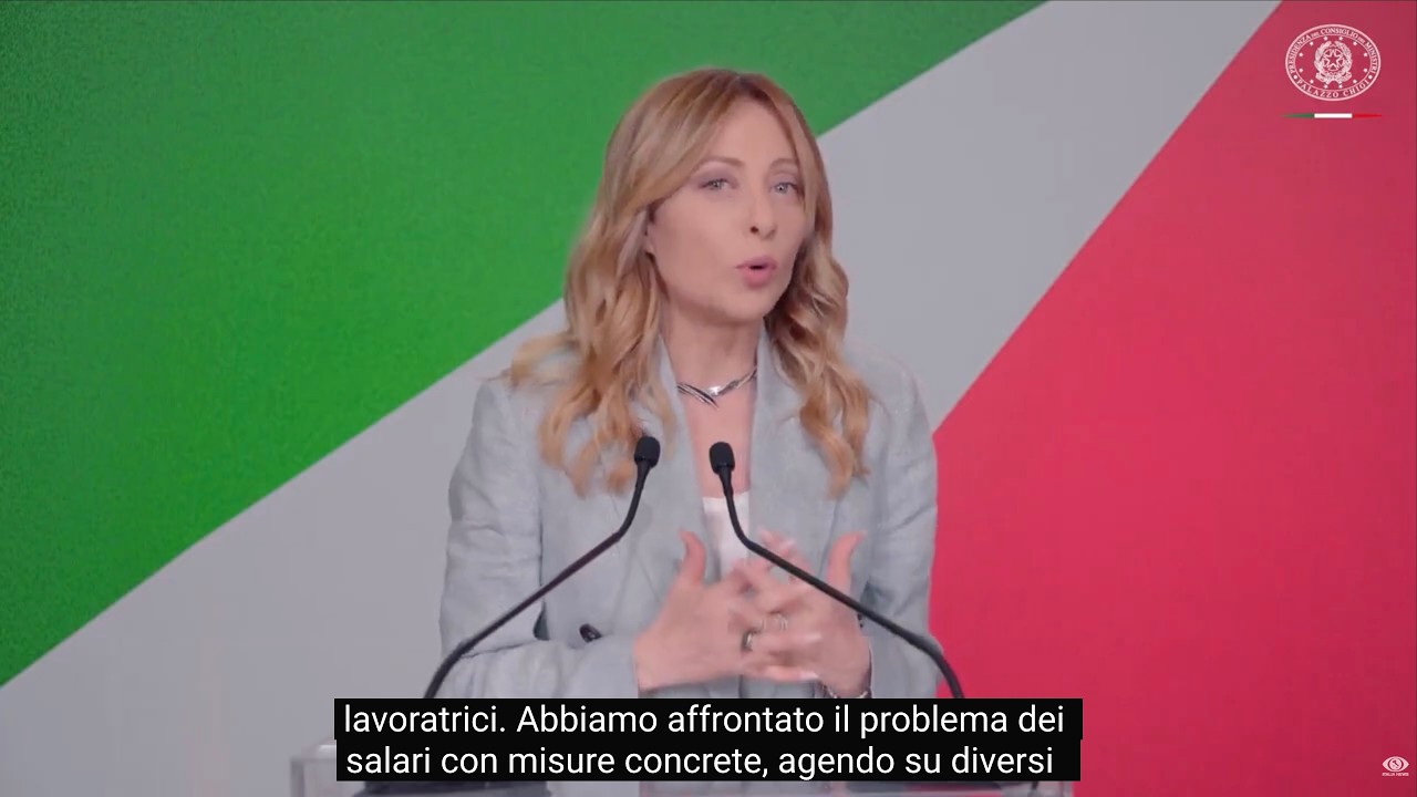 GIORGIA MELONI RIVENDICA I RISULTATI DEL GOVERNO SULL'OCCUPAZIONE: "MENO PRECARI E PIÙ SOLDI NETTI"