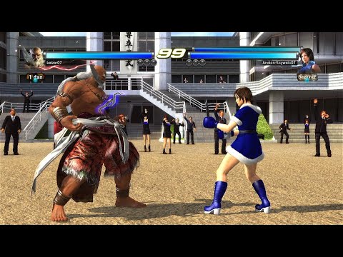 Jimpachi vs Asuka Kazama y Lili Rochefort Maid - Tekken tag tournament2 ( Uchiha x24 ) GamePlay  PS3