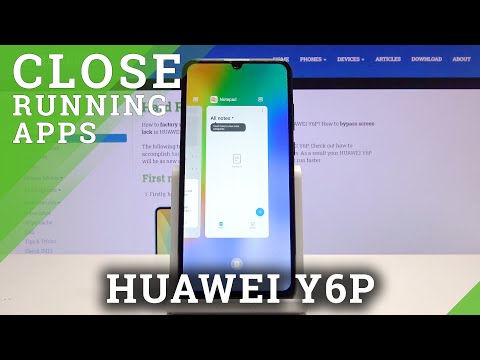How to Turn Off Running Apps in HUAWEI Y6P – Close Background Apps