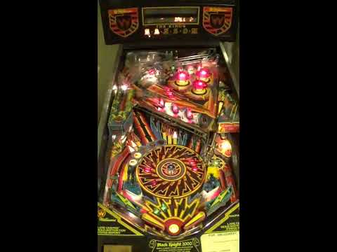 1989 Black Knight 2000 Pinball Gameplay-