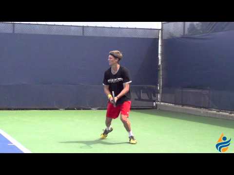 Andreas Seppi Slow Motion Serve, Forehand & Backhand 240FPS 1080p