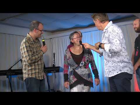 Power of God bowls woman over on the floor of church and 8 years of constant chronic pain is healed