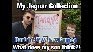 My Atari Jaguar Collection - Pt 11: V, W & X Games! Wolfenstein 3D, White Men Can't Jump & Xenon 2!